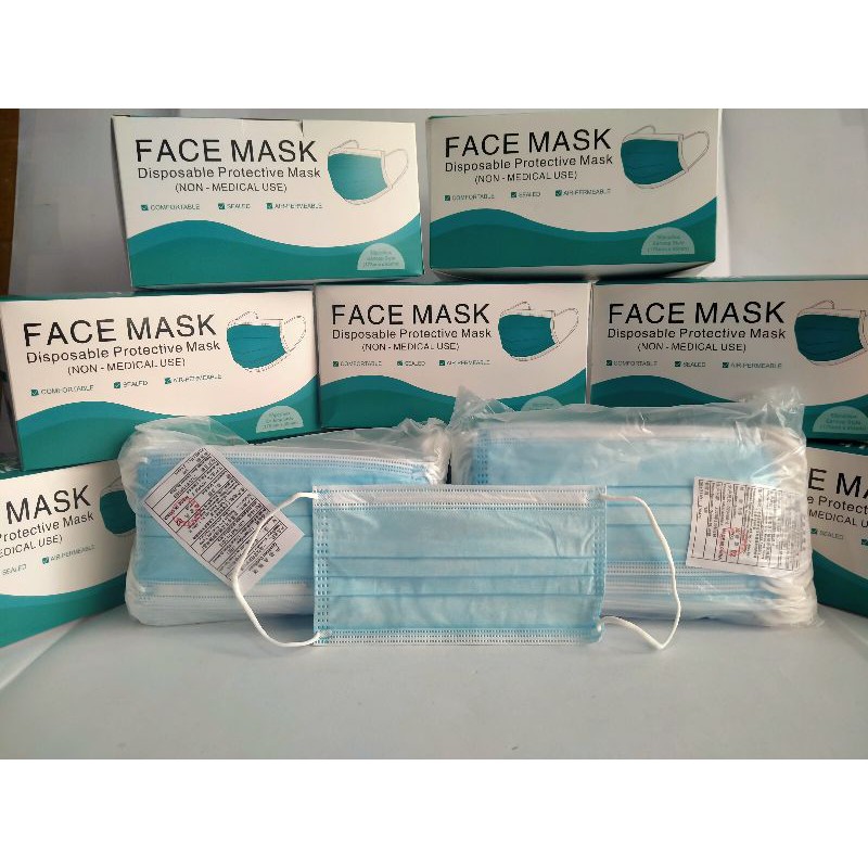 masker 3ply anti debu dan virus covid