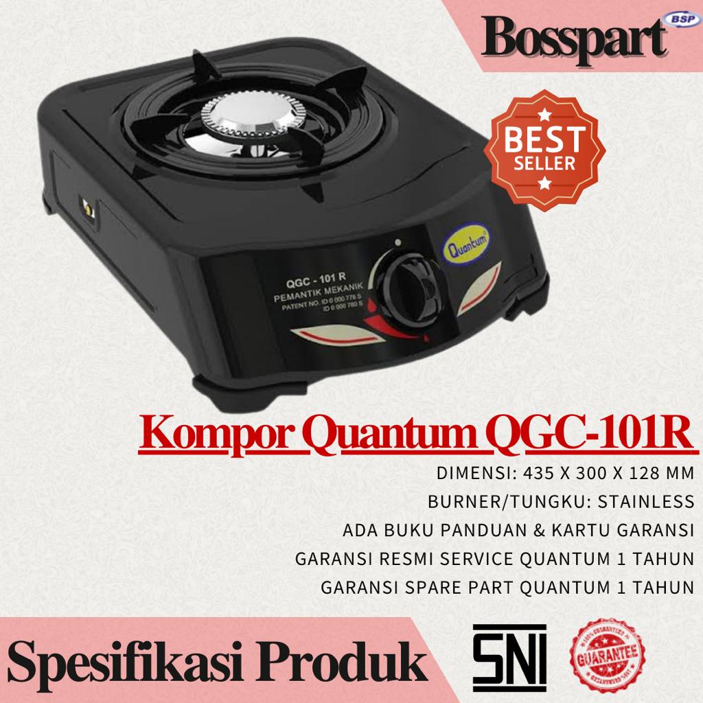 QUANTUM Kompor Gas 1 Tungku QGC-101R / Kompor Quantum Murah / Kompor Gas Kuantum