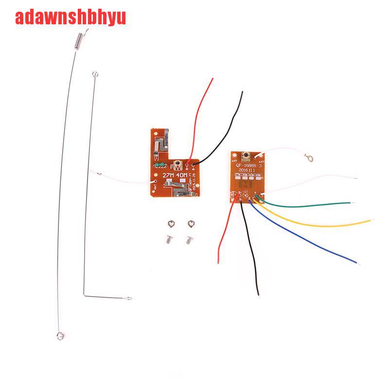 Papan Sirkuit Transmitter Pcb Dengan Remote Control 4ch 27mhz