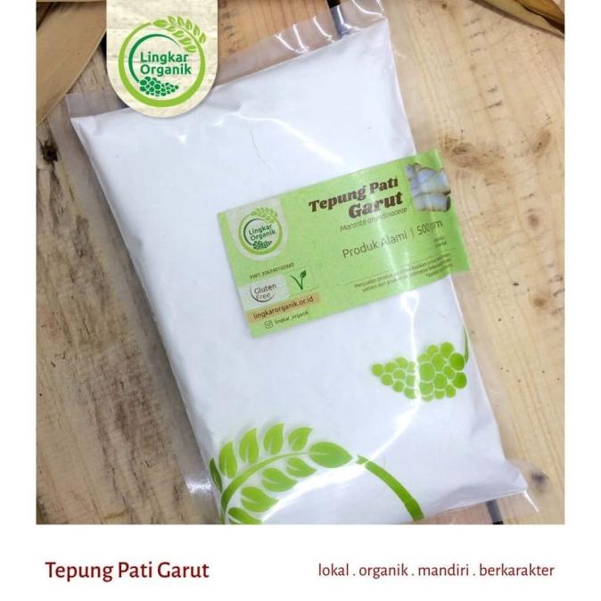 

Tepung Pati Garut Lingkar Organik 500gr - Tepung Umbi Garut