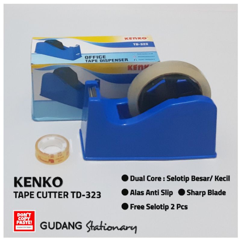 Tape Dispenser KENKO TD-323 + Selotip