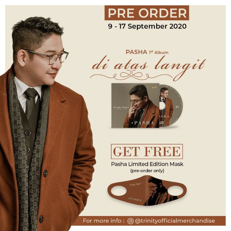 PRE-ORDER ALBUM PASHA - DIATAS LANGIT