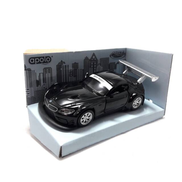 Bmw Z4 Gt3 Hitam Diecast Apolo Msz