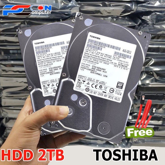 HARDISK HDD HARDDISK PC 2TB SATA INTERNAL PC 3.5INCH