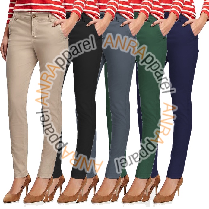 CELANA CHINO CHINOS CINO SLIMFIT PENSIL WANITA Fashion Murah Berkualitas Grosir Promo