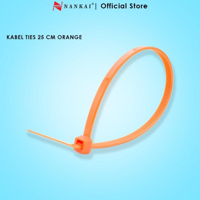

Kabel Ties Orange ukuran 25 cm - isi 100 pcs Nankai