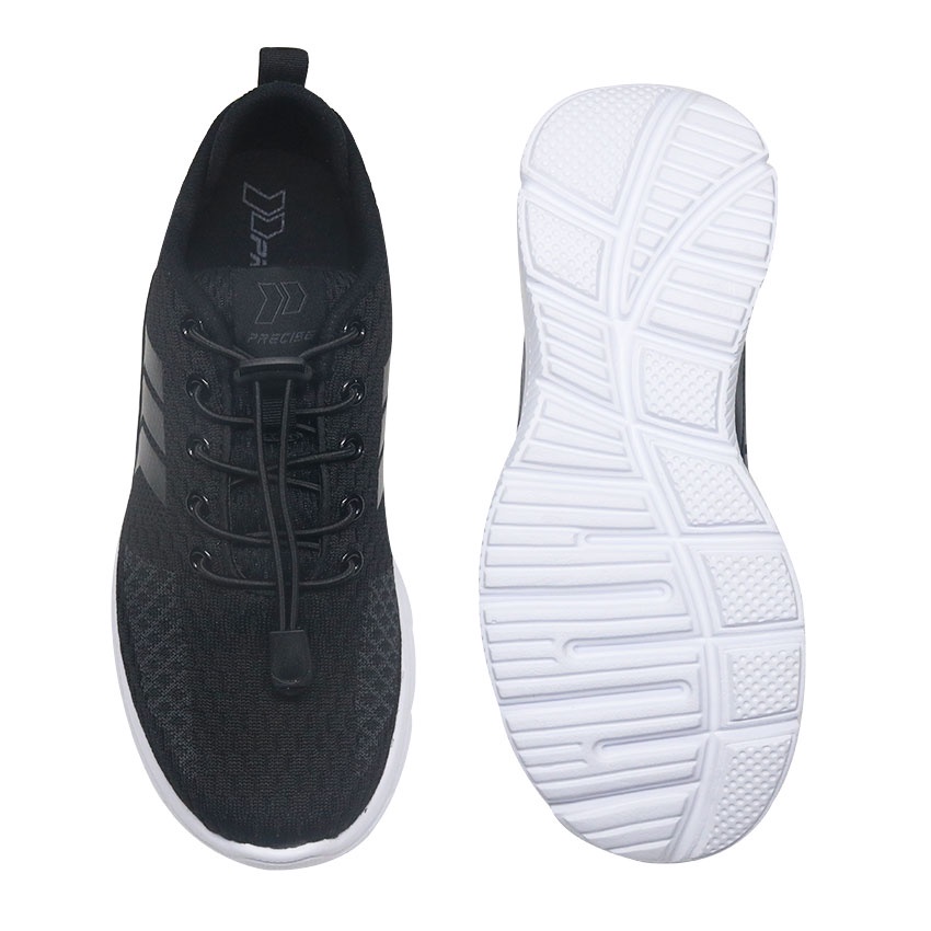 Precise Flexnit Dixon JT Sepatu Sneaker Sekolah Anak - Black/White