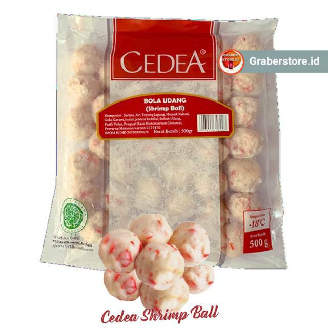 

Bola Udang Cedea Shrimp Ball 500GR Shrimpball Frozenfood