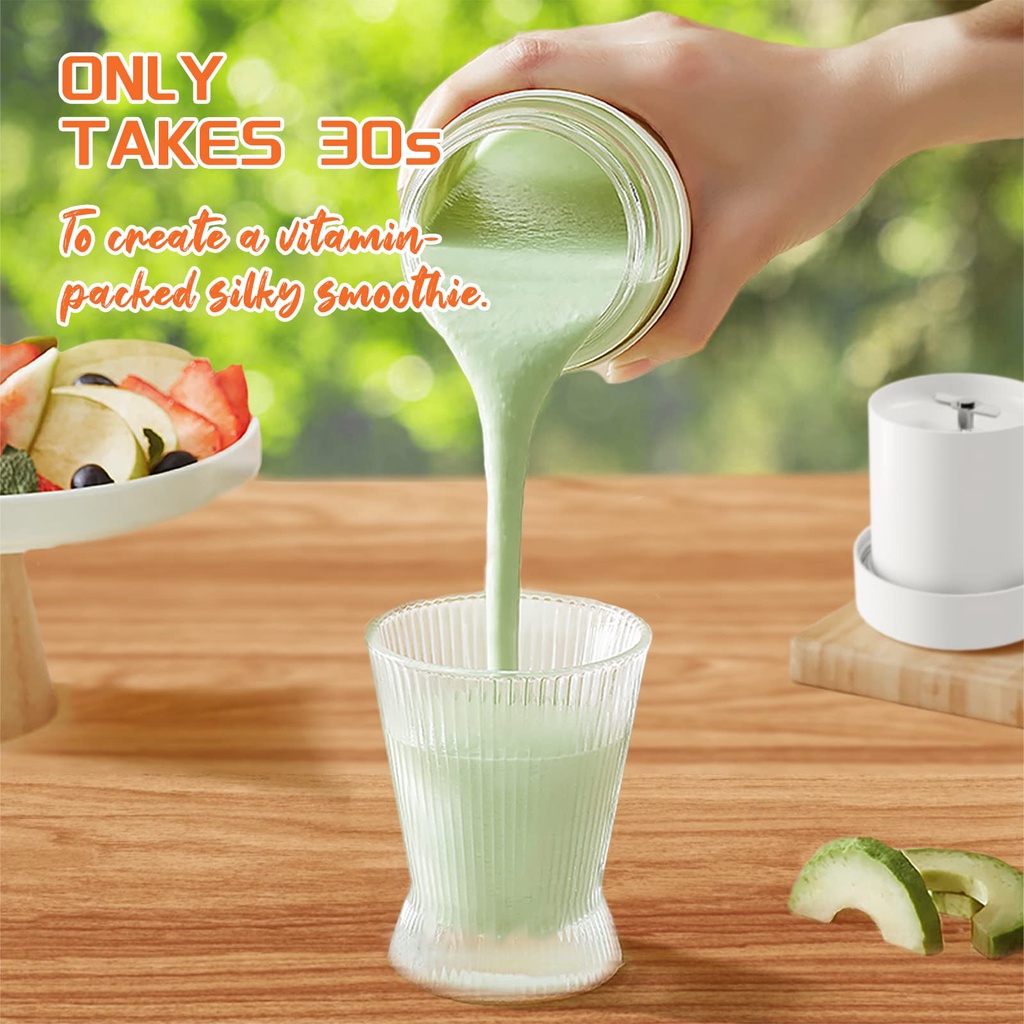 Juicer 4-daun cutter kepala kecil portabel rumah multi-fungsional mesin jus goreng mini pencampuran cangkir juicer