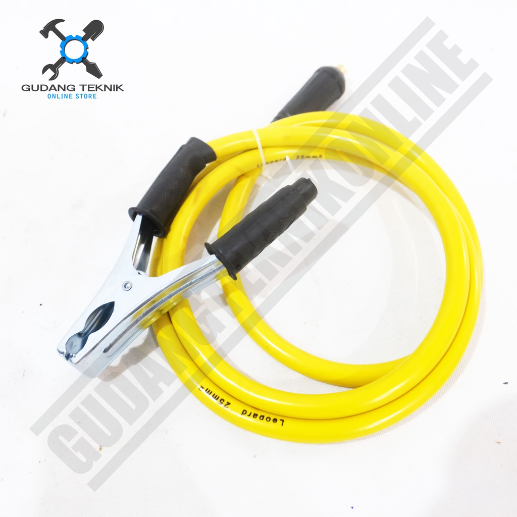 Kabel Las Stang Las Massa SET 5 7 Meter X 2 Meter 200A TITAN / Electrode Holder Ground Clamp Set 5Mx2M 7mx2M TITAN