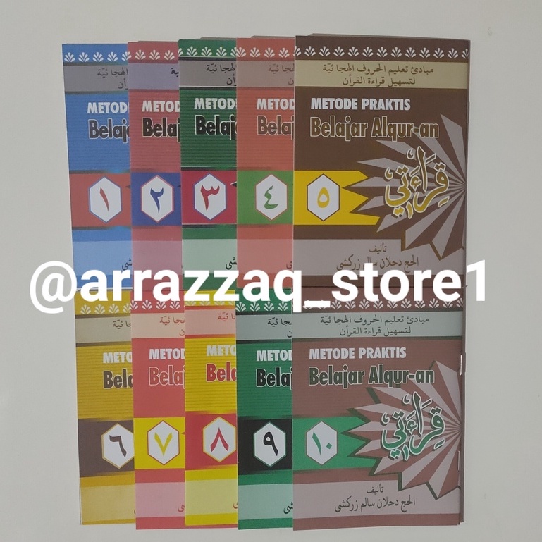 Qiro'ati Qiroati Lengkap 10 Jilid SAKU Metode Praktis Belajar Alquran