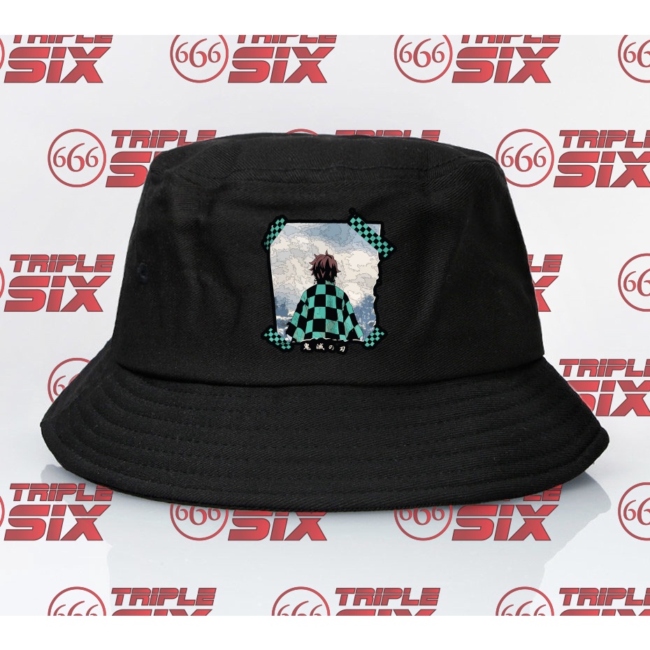 Topi Bucket Anime Demon Slayer Tanjiro Uni UT