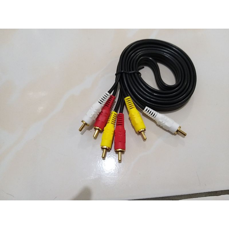 Kabel RCA 3 KE 3 RCA AUDIO VIDEO 1,5 Meter XULIU