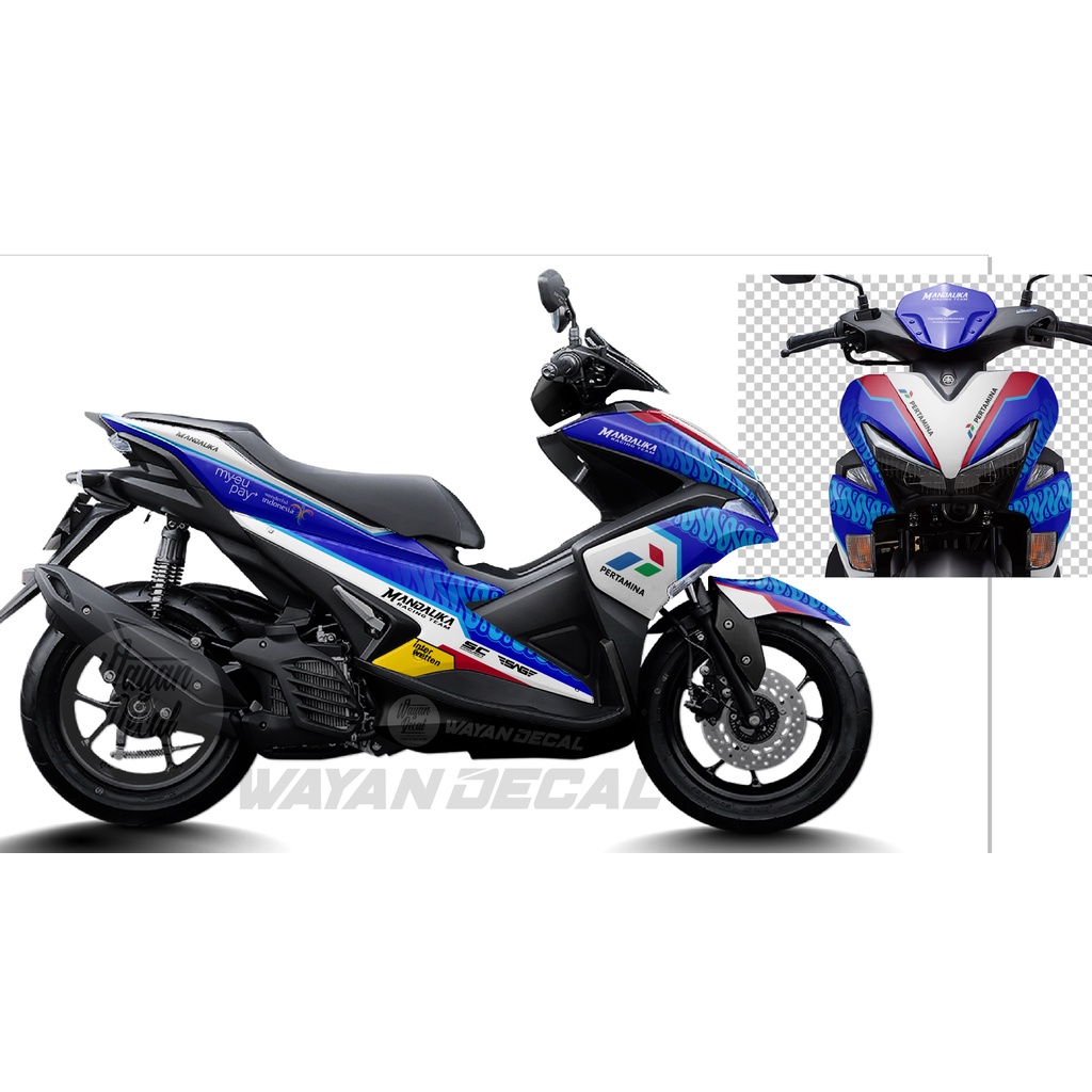 DECAL AEROX OLD 155 MANDALIKA RACING TEAM