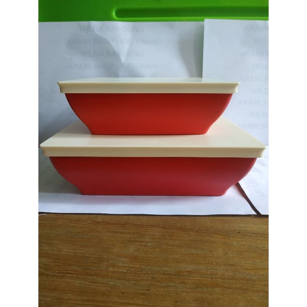 ichigo merah tupperware merah limited sale original BARU
