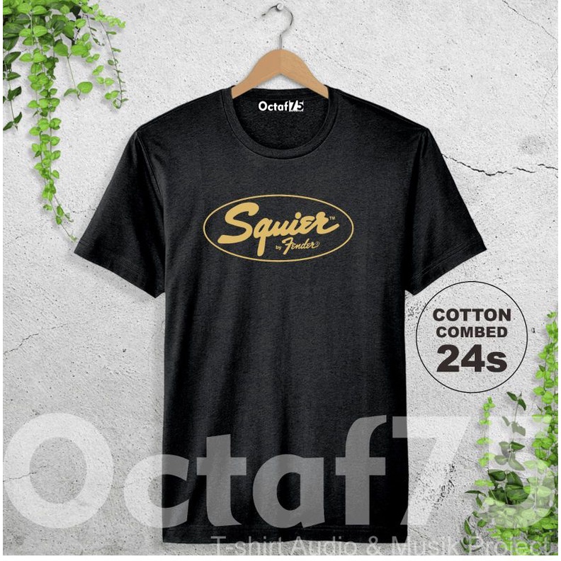 KAOS GITAR SQUIER/KAOS GITARIS/BAJU GITARIS/KAOS BAND/BUKAN GITARIS/KAOS PRIA-WANITA