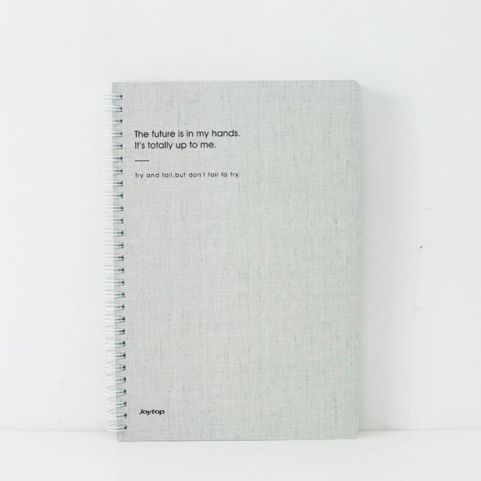 

Buku Catatan Spiral Garis Minimalism Spiral Ruled Notebook B5 Bagus - Ivory Kode 1035