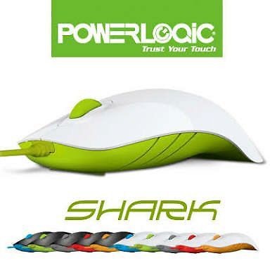 MOUSE POWERLOGIC SHARK USB