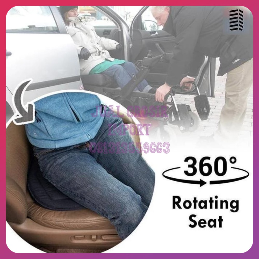 Bantalan Duduk Putar SEAT CUSHION 360 DEGREE ROTATING