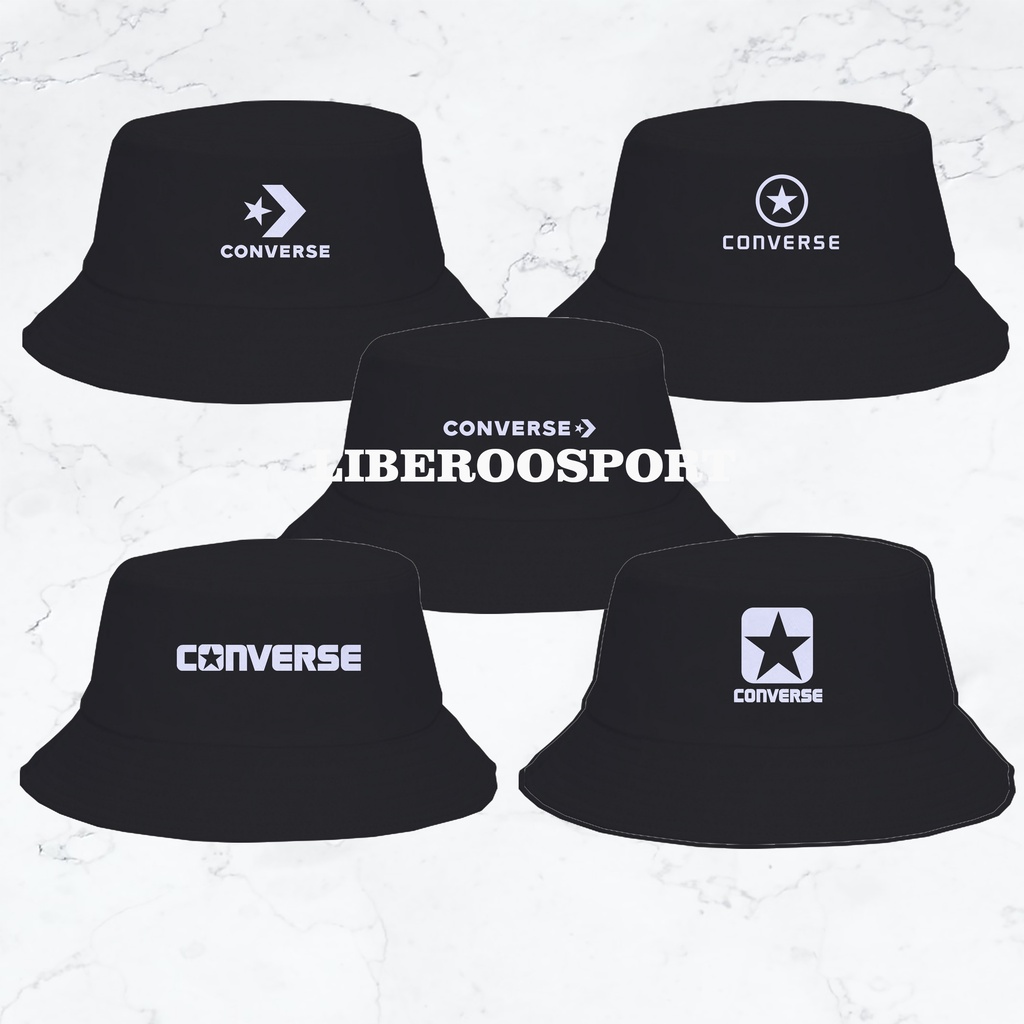 topi Bucket Hat Pria Wanita Converse Topi Premium Terpopuler
