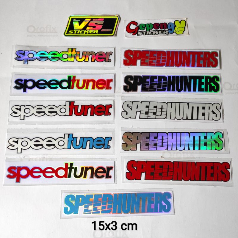

STICKER CUTTING SPEEDHUNTERS SPEEDTUNER HOLOGRAM BERWARNA MURAH