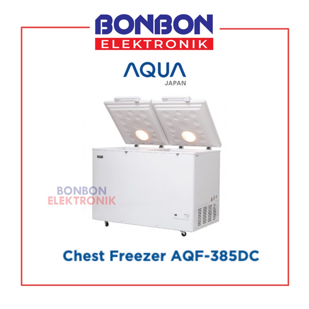 AQUA Chest Freezer 365L AQF-385DC / AQF 385 DC Dual Chamber