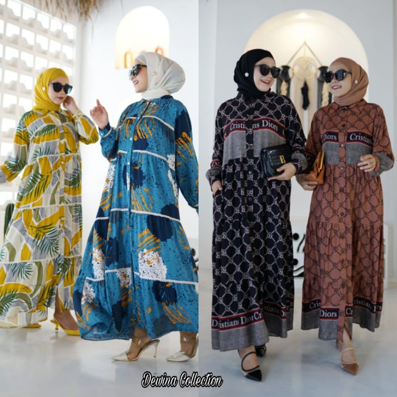 NAMARA BRANDED | NAMARA MOTIF BRANDED | NAMARA MOTIF | DRESS RAYON | MAXI DRESS | GAMIS RENDA | GAMI