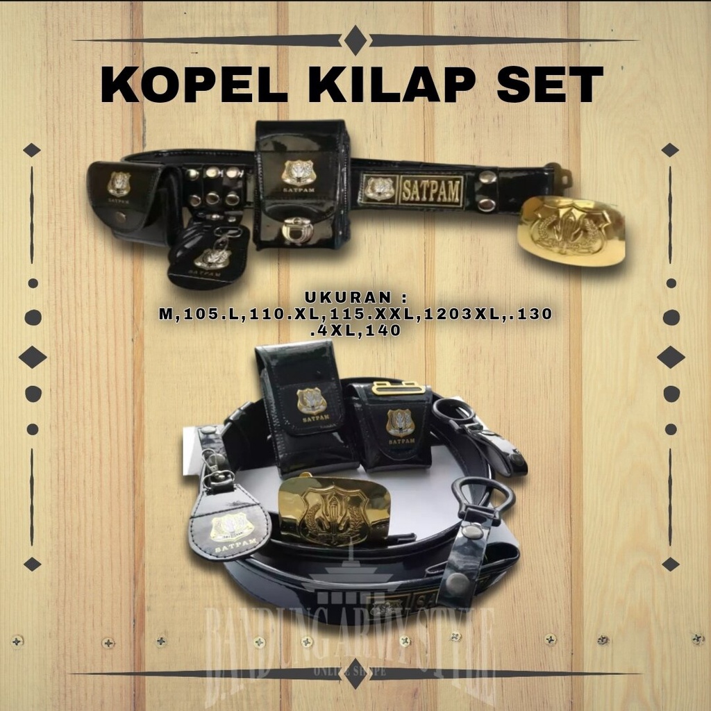 kopel set/kopel satpam/kopel satpam tanpa kepala kopel