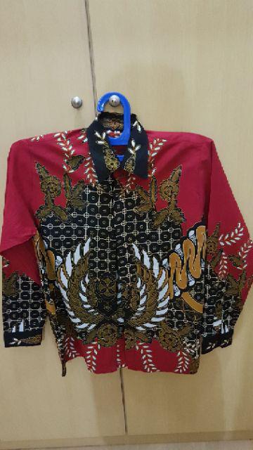 Bswart Batik Hrb026 Kenongo Hem Pendek Padi Pekalongan M L Xl Batik Pria Murah Modern Grosir