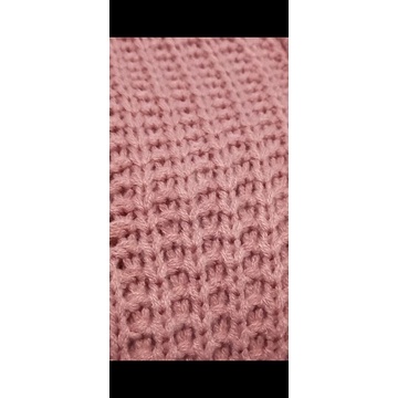 [HIGH QUALITY] Mishka Cardigan Import Tebal // Cardi Rajut Tebal kancing 3-Dusty pink