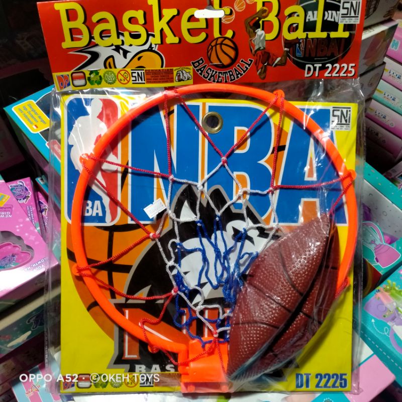 1 set mainan papan basket NBA BASKETBALL DT2225