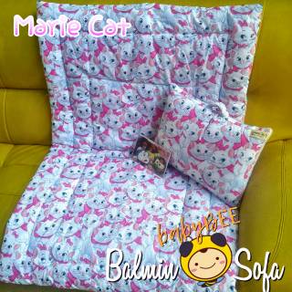 Balmin bantal selimut mini warna BABY PINK  merk HONEYbee 