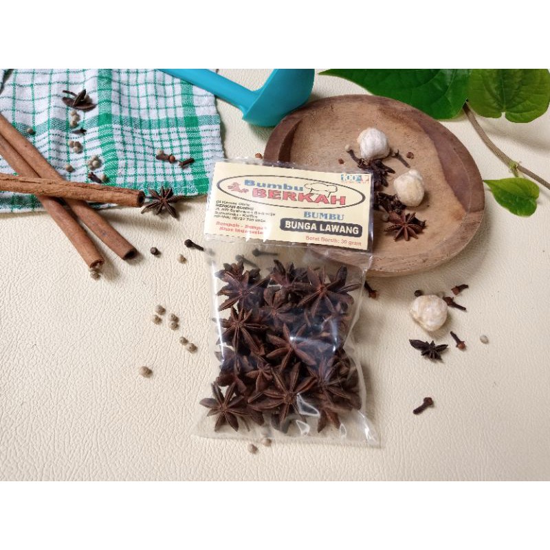 

bunga lawang 30 gram / bunga sisir / bumbu rempah / bumbu dapur /minuman herbal