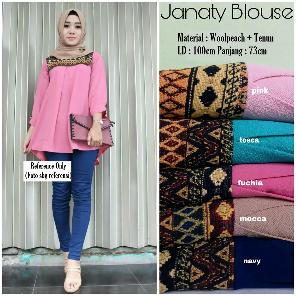 Blouse Wanita Atasan Wanita Baju Muslim Supplier Baju Grosir Baju Murah