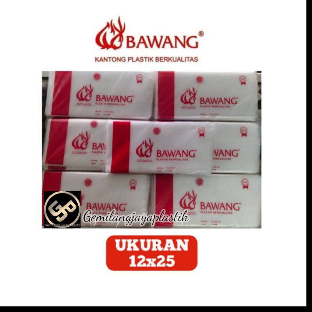 PLASTIK PE BAWANG / PLASTIK ES /PLASTIK GULA / PLASTIK MINYAK 10x20 , 12x25 , 15x30 , 20x35