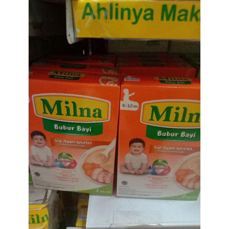 

milna sup ayam wortel 6-12 bulan