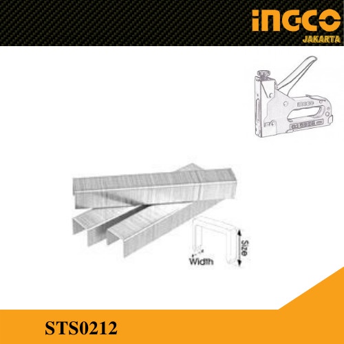 Refill Isi Steples (12mm) Stapler HSG1405 Staples Tembak INGCO STS0212