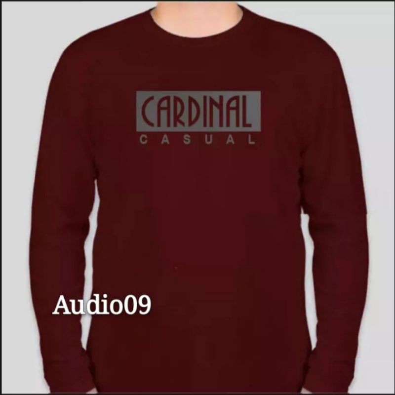 kaos lengan panjang cardinal/kaos lengan panjang pria/kaos pria lengan panjang