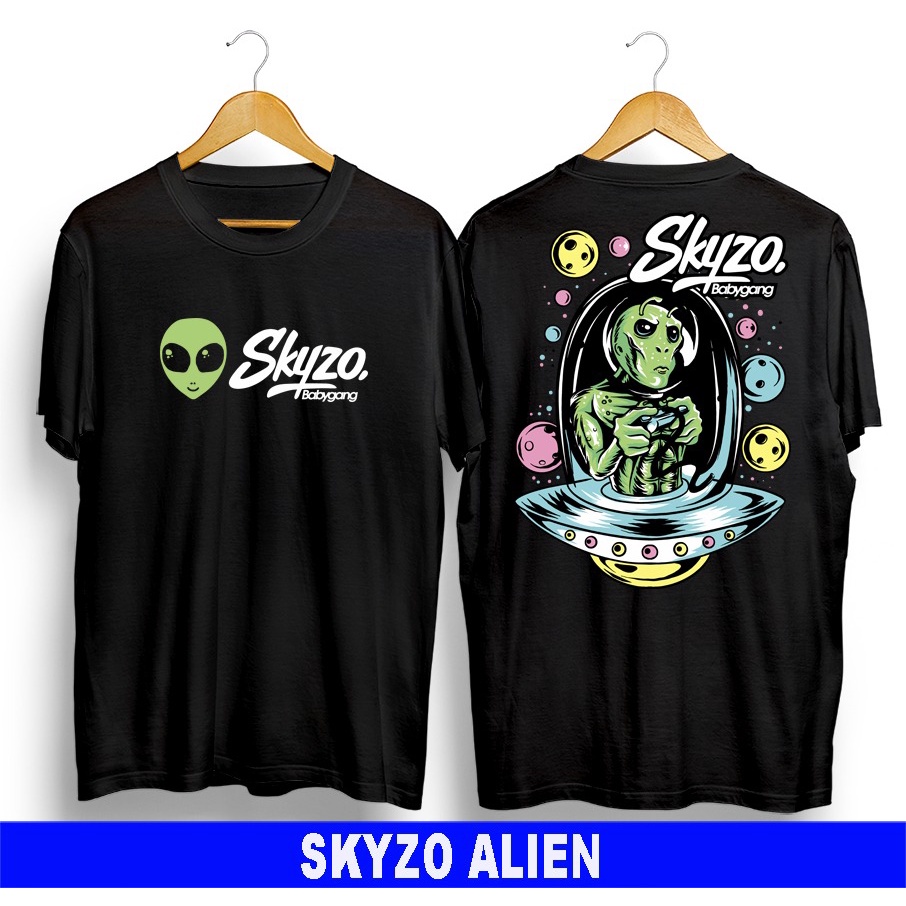 Kaos murah Kaos distro murah baju  distro pria t-shirt murah combed30s skyzo alien