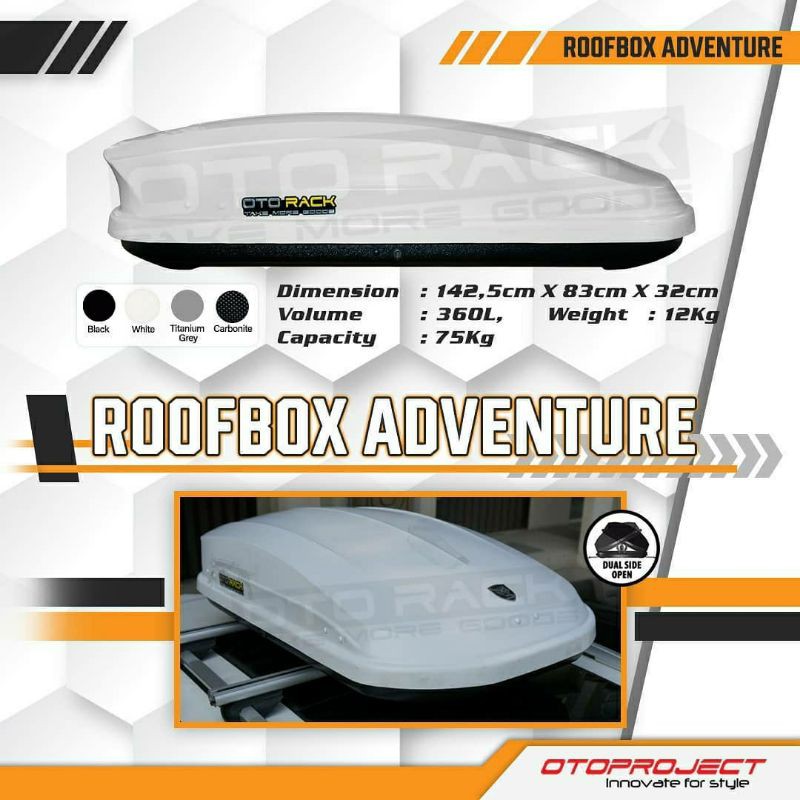 Roofbox Otorack Adventure Series Roof Box Mobil Otorack Adventure Roofbox Mobil