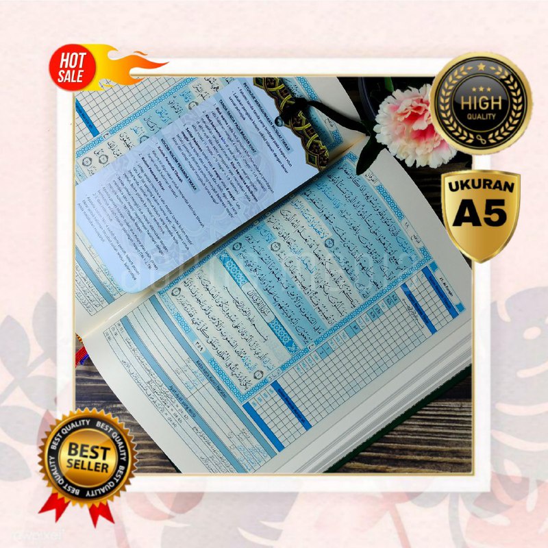 Al Quran Tikrar Hafalan A5, Quran Tanpa Terjemah,Qur An Hafalan A5,Al Quran Sedang Murah,Quran A5,Al