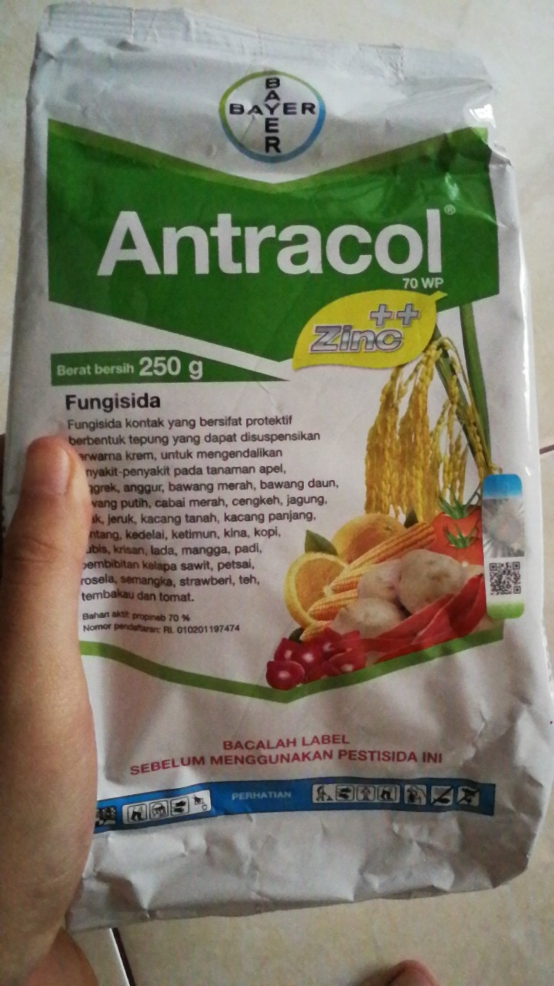 [bisa Cod] Fungisida Antracol 250 Gr Obat Tanaman Obat Jamur Obat Anggrek