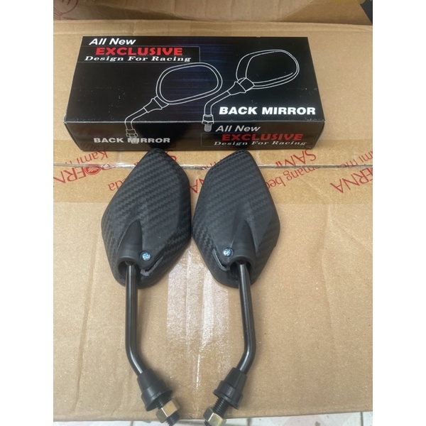 Spion Jupiter Mini Karbon Doff / Gelap-spion yamaha jupiter Mio vixion fino dll