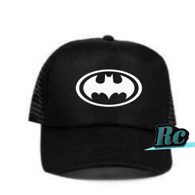 Topi Trucker - Logo Batman - Topi jaring murah - high Quality