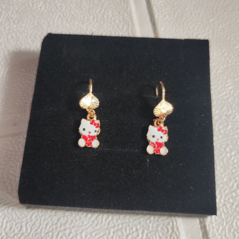 ANTING ANAK HELLO KITTY/MICKEY MOUSE XUPING LAPIS EMAS