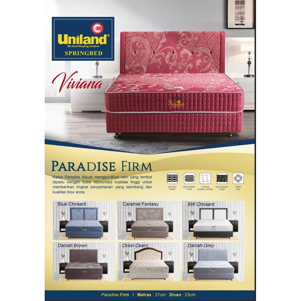 Springbed Set Uniland New Paradise