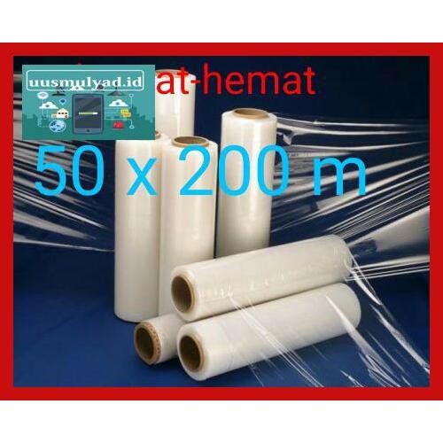 

Gt7Fher- Plastik Wraping 50Cm X 200M - Bening Per Roll F68Fgio-