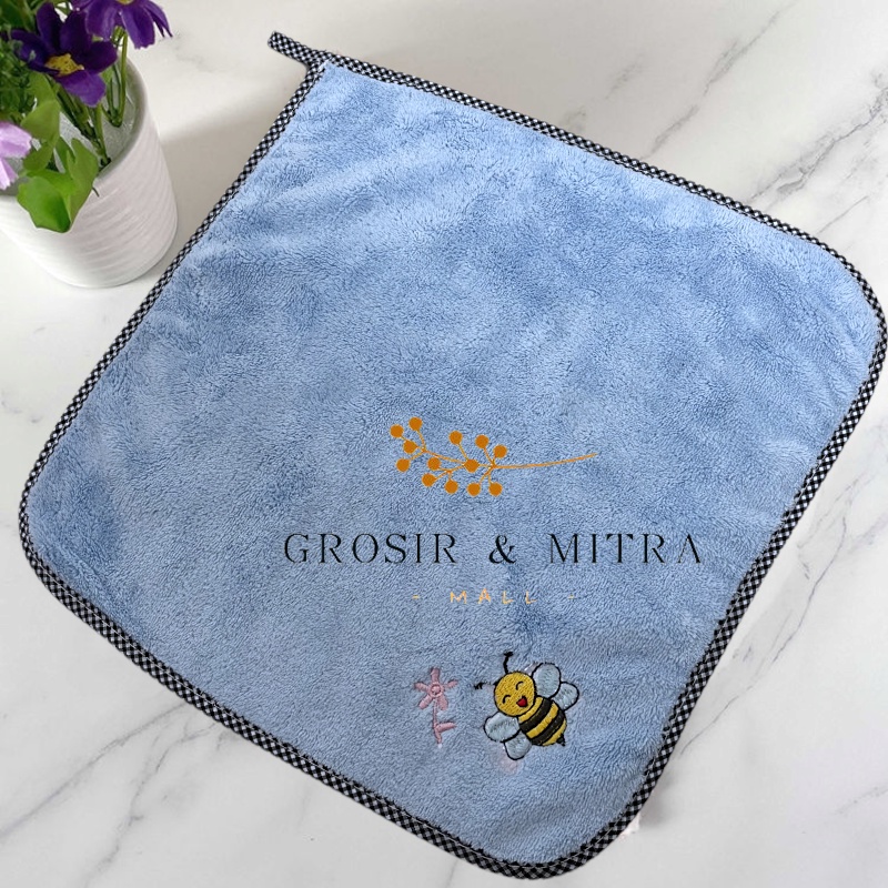 Handuk Serbaguna Handuk Bayi Perlengkapan Ibu Anak Perlengkapan Dapur Perlengkapan Kamar Mandi Serbet Lap Tangan Kain Lap Piring Serbet Lap Lebah Berdaya Serap Tinggi Berkualitas Ukuran 30x30CM
