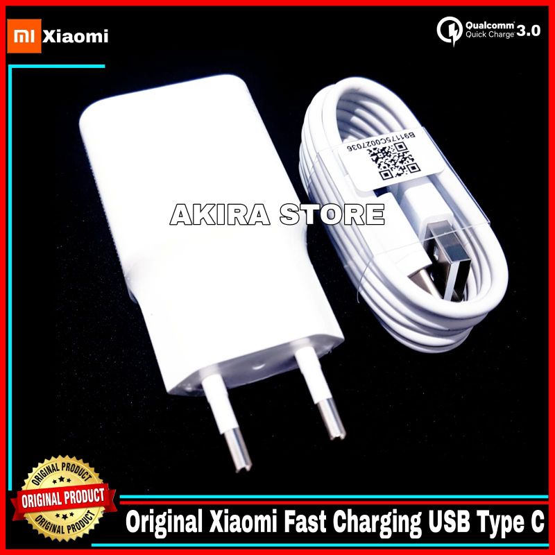 Charger Xiaomi Redmi 10C USB C ORIGINAL 100% Fast Charging Type C