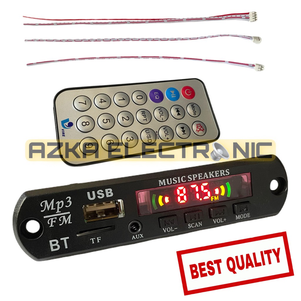 Kit Modul MP3 Bluetooth USB Radio FM